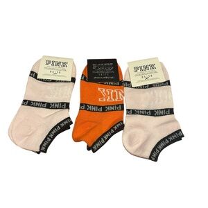 PINK Victoria's Secret Casual Socks - Orange & Pink